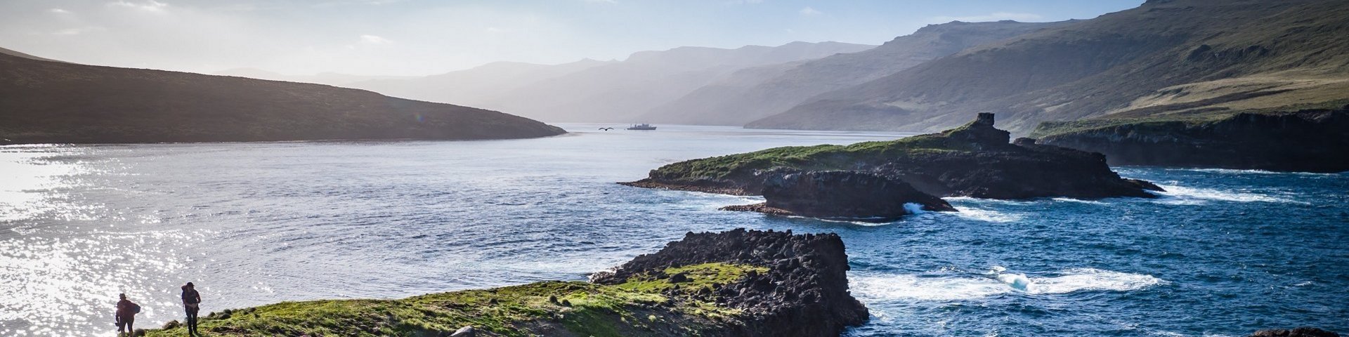 Bucht auf einer subantarktischen Insel