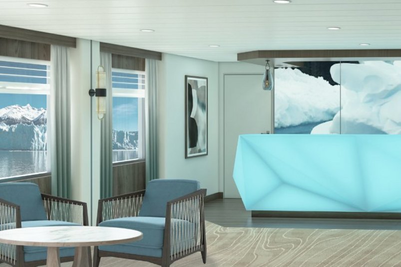 Reception an Bord der Magellan Discoverer