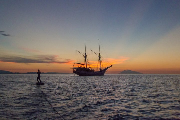 Sonnenuntergang mit Pininsi Katharina
