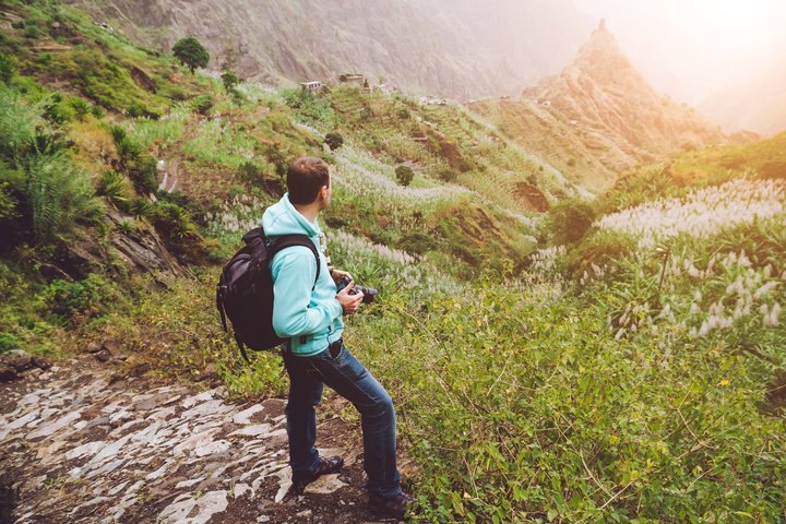 Zu Fuss auf Santo Antao auf den Kapverden unterwegs