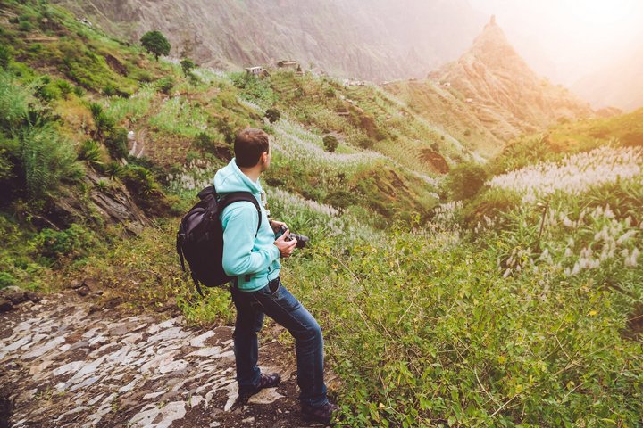 Zu Fuss auf Santo Antao auf den Kapverden unterwegs