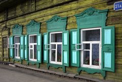 Holzhaus in Irkutsk
