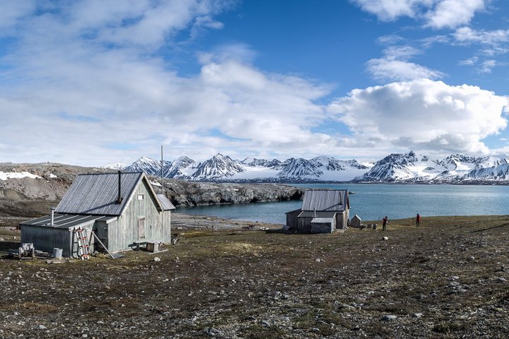 Trapperhütte in Spitzbergen