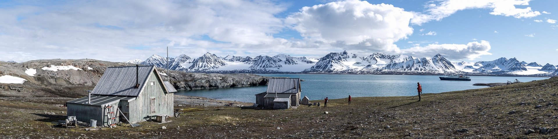 Alte Trapperhütte in Spitzbergen Alte Trapperhütte in Spitzbergen