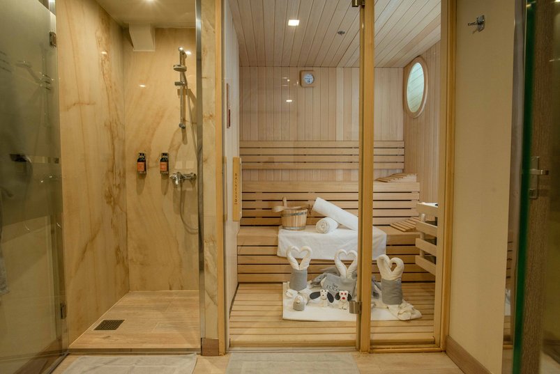 World Explorer verfügt über eine Sauna an Bord