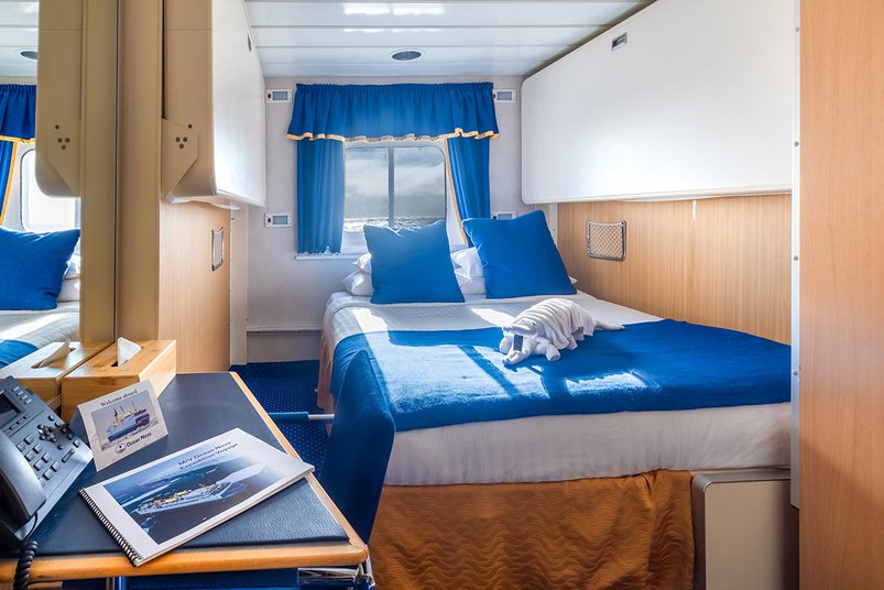 Explorer Doppelbettkabine auf der Ocean Nova