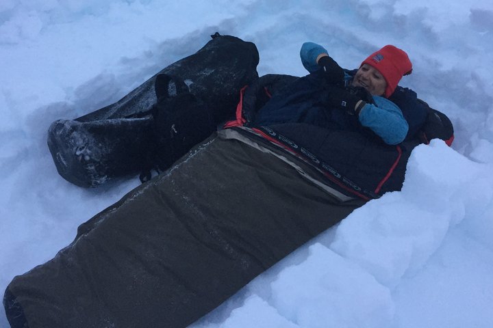 Camping in der Antarktis