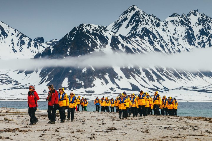 Landgang auf Spitzbergen