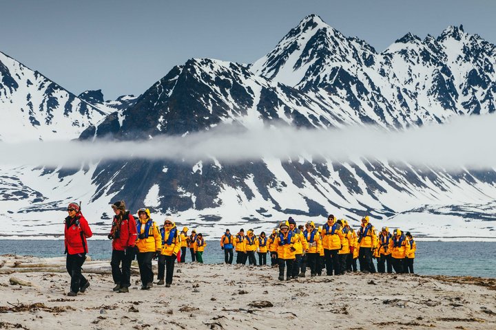 Landgang auf Spitzbergen