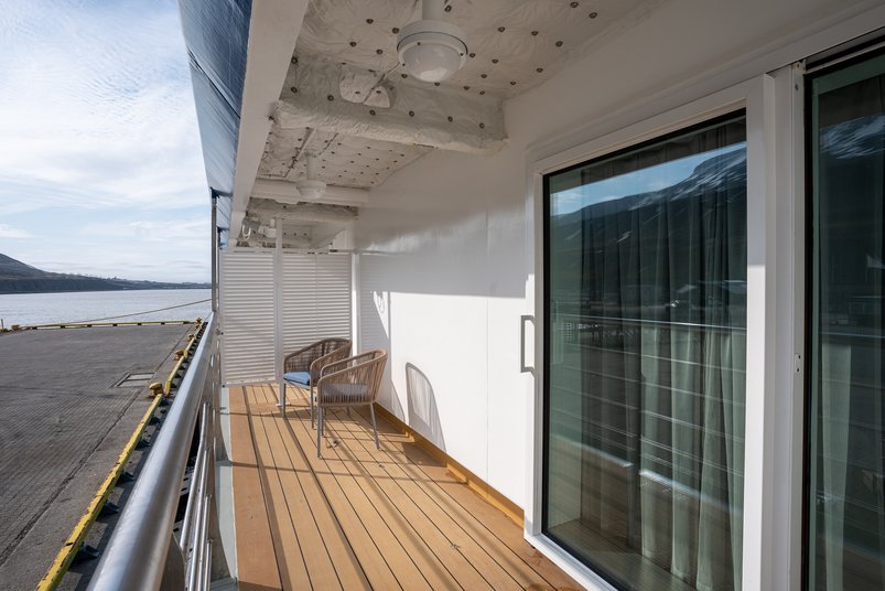 Balkon der Kategorie B auf der Ocean Albatros