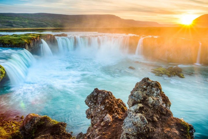 Wasserfall Godafoss auf Island
