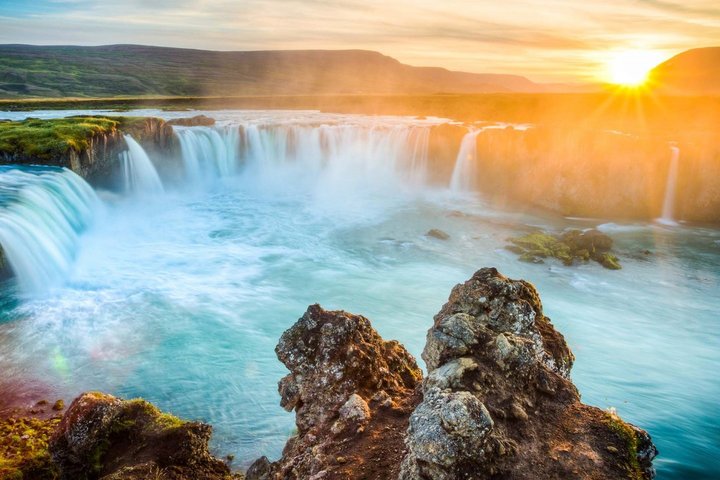 Wasserfall Godafoss auf Island