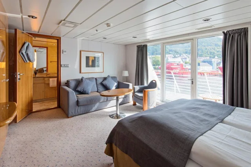 Suite Kat. M2 auf der MS Maud von Hurtigruten