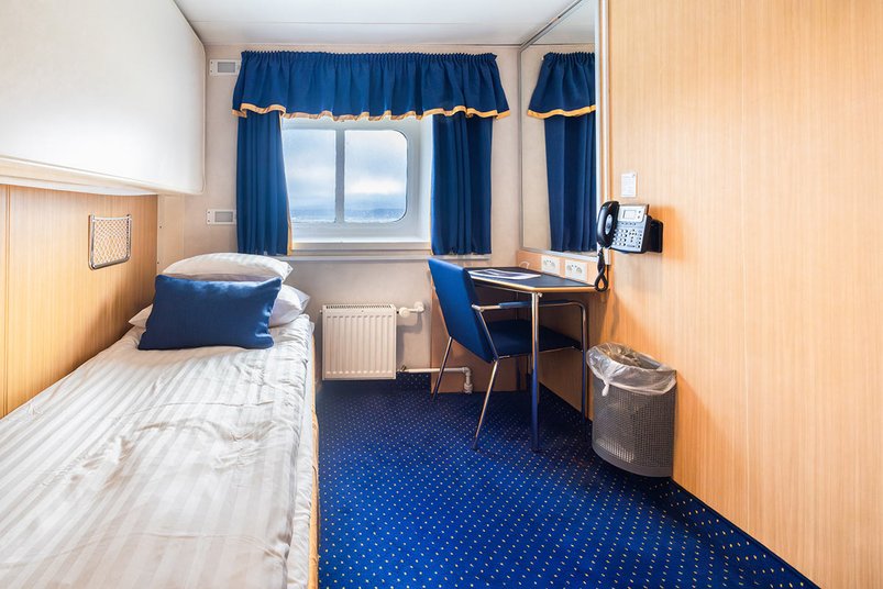 Einzelkabine auf der Ocean Nova