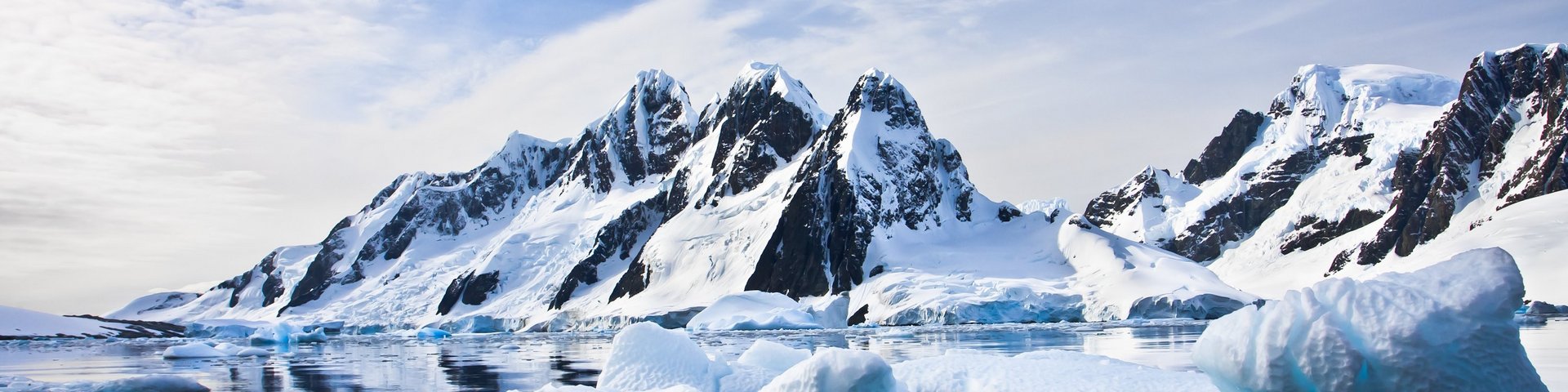 Landschaft der Antarktika