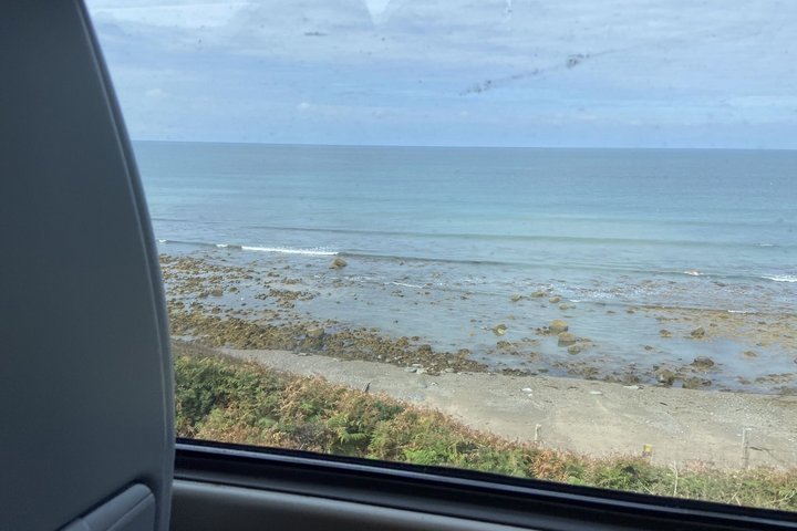 Ausblick aus dem Zug auf die Cardigan Bay Ausblick aus dem Zug auf die Cardigan Bay