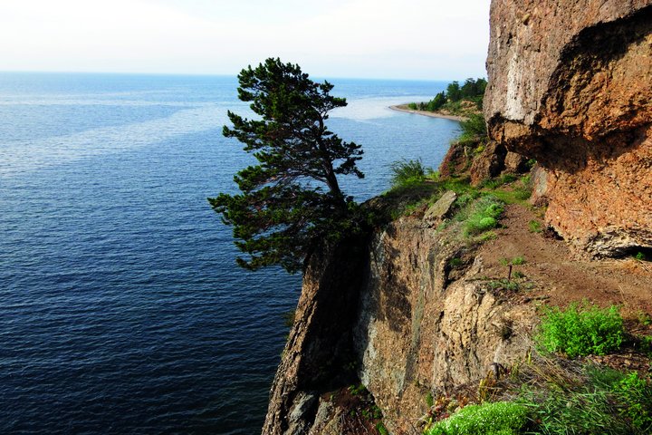 Klippe am Baikalsee