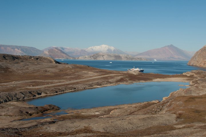 Unberührte Landschaft in Grönland