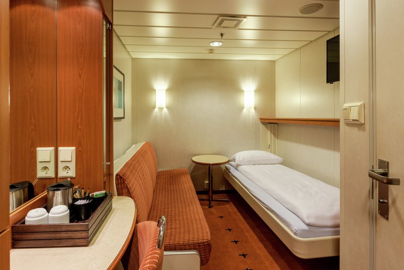 Innenkabine I2 auf MS Maud von Hurtigruten