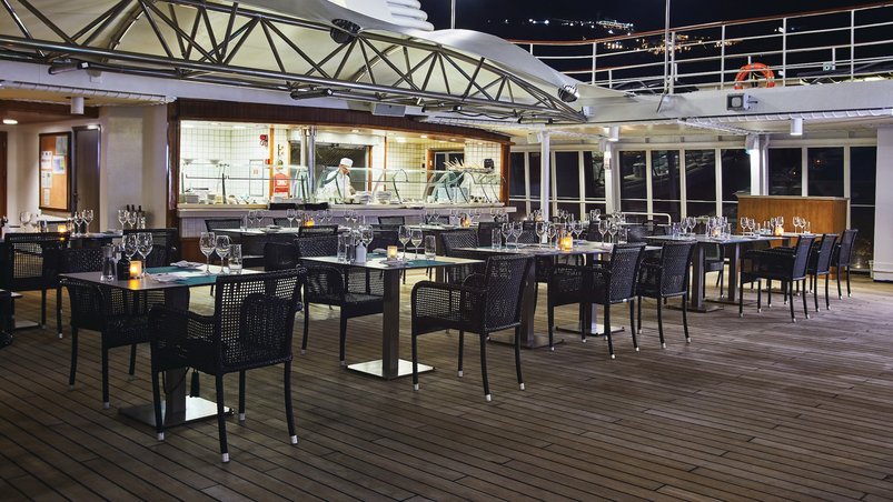 Grillrestaurant auf der Silver Wind