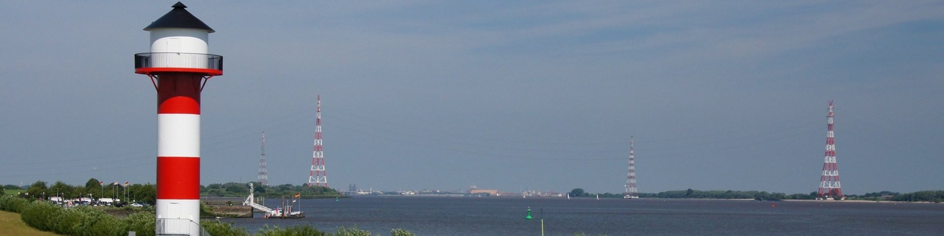 Leuchtturm an der Elbe Leuchtturm an der Elbe