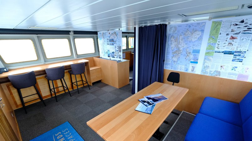 Observation Lounge auf der Vestland Explorer