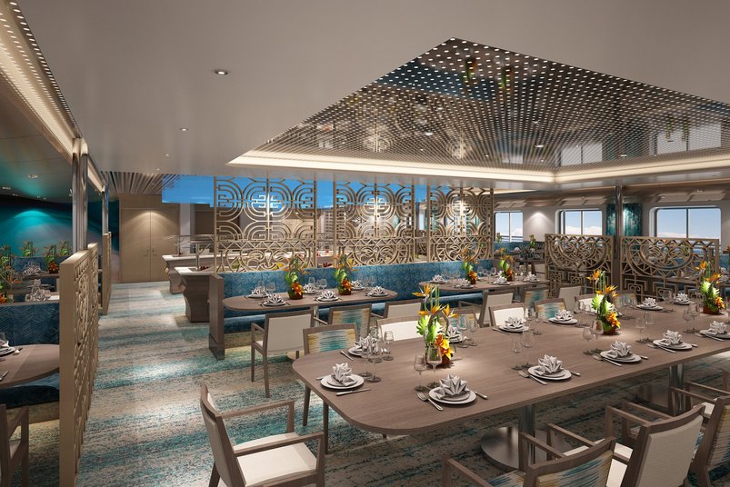 Restaurant an Bord der Aranoa