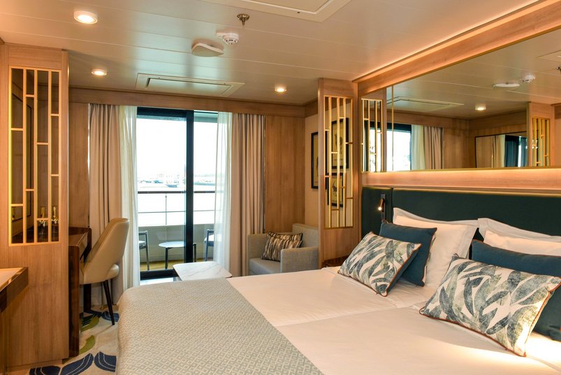 Veranda Suite auf der World Voyager
