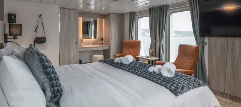 Kabine Amundsen auf der Nansen Explorer
