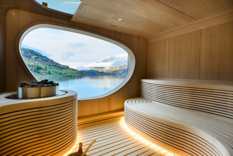 Sauna an Bord eines Polar Explorer Schiffes