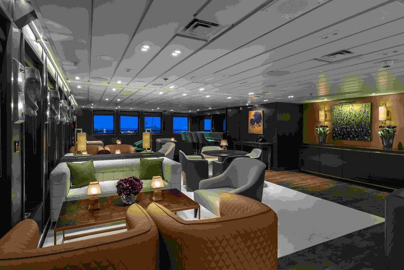 VIP Lounge auf dem Schiff "St. Helena"