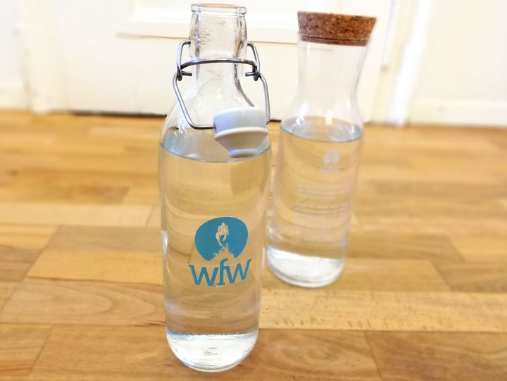 Wasserflasche vom Projekt "Wasser für Wasser"