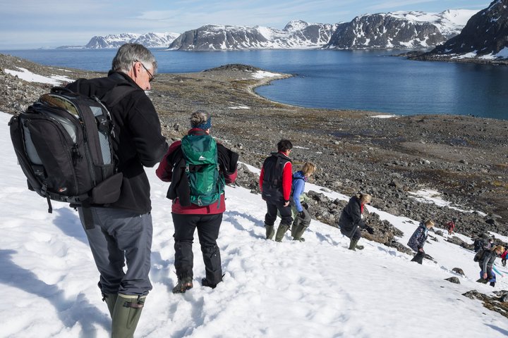 Wandern auf Spitzbergen