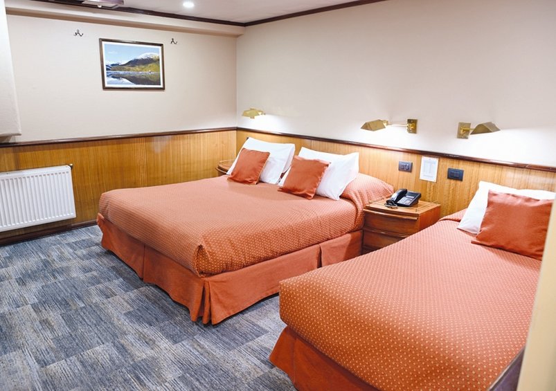 Skorpios III Innenkabine mit Doppelbetten