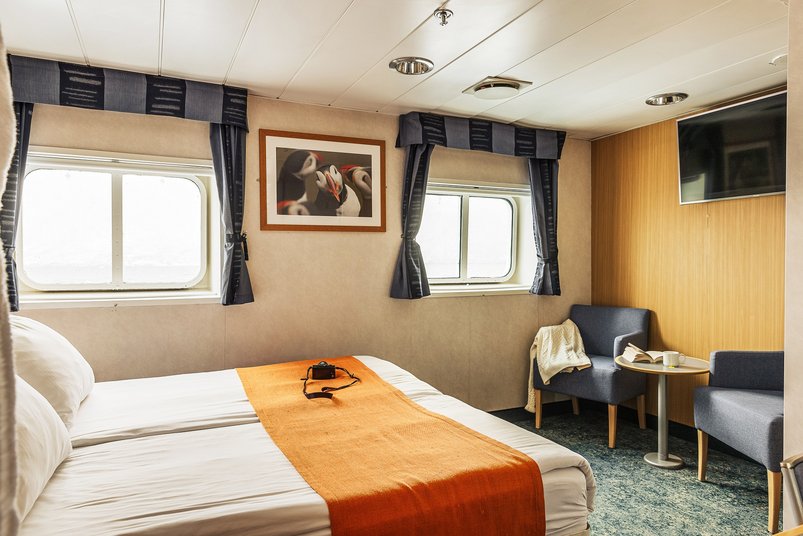 Doppelkabine Superior an Bord des Schiffes Quest