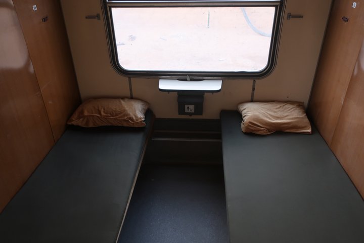 Liegewagen-Abteil im Sonderzug Tren de Désert in Mauretanien