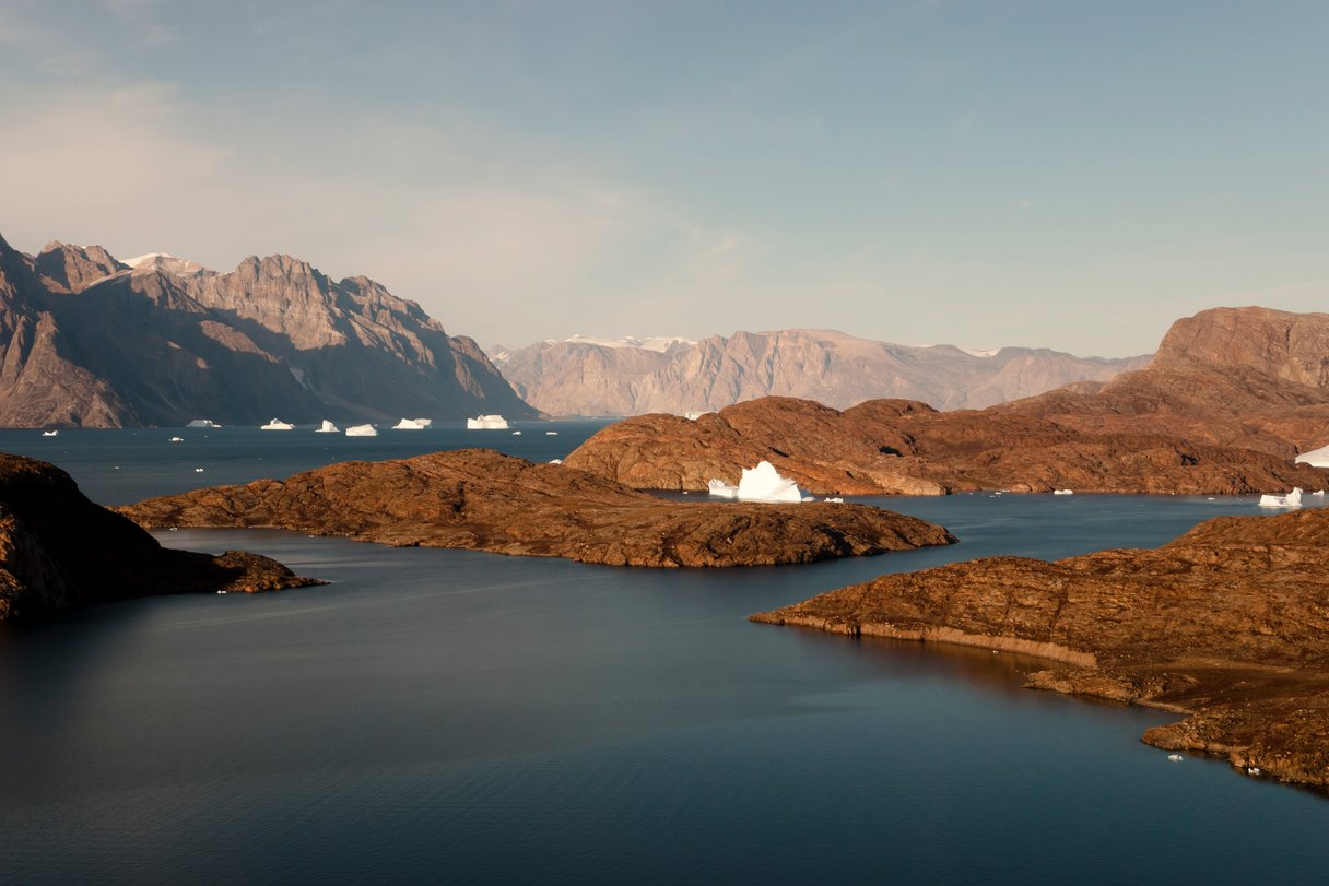 Scoresby Sund an der Ostküste Grönlands