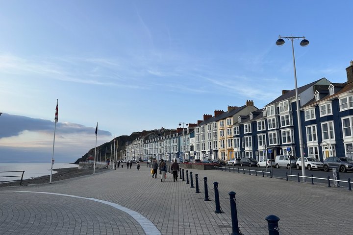 Promeande in Aberystwyth Uferpromenade in Aberystwyth