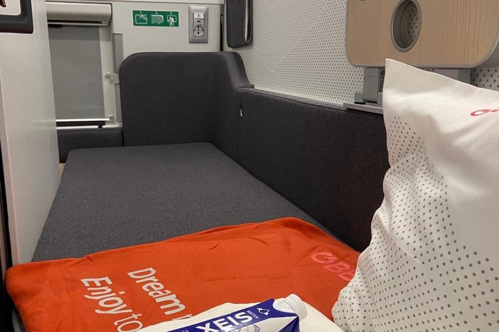 Einzelabteil im Nightjet der neuen Generation