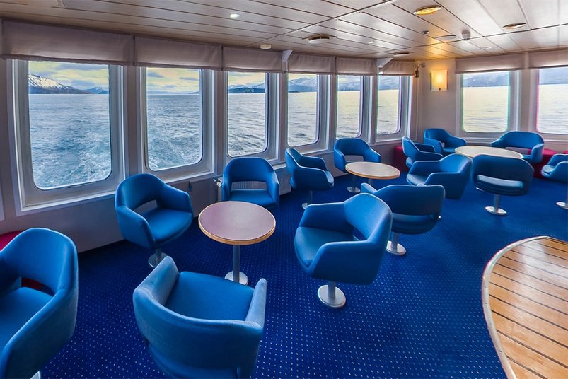 Aufenthaltsraum auf der Ocean Nova