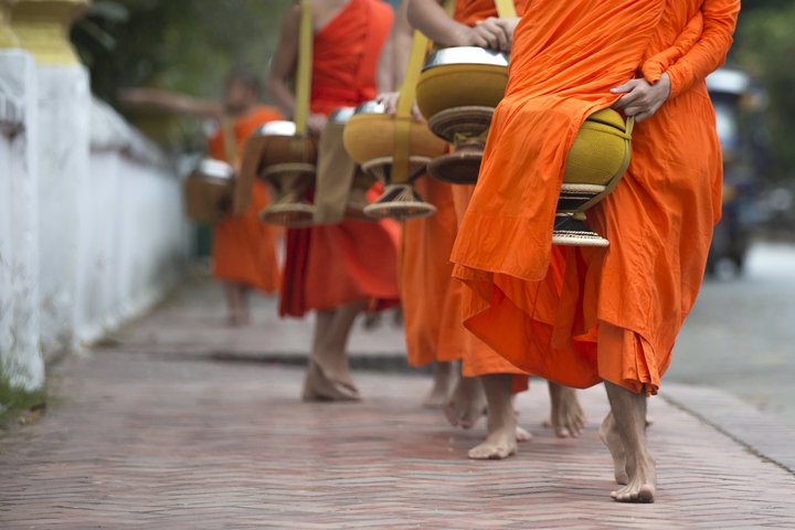 Mönche in Luang Prabang Mönche in Luang Prabang