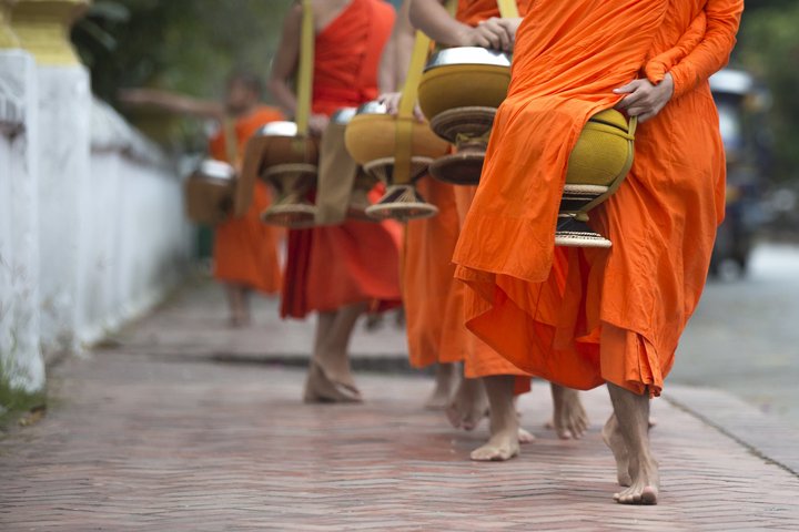 Mönche in Luang Prabang