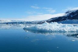 Eislandschaft in Spitzbergen