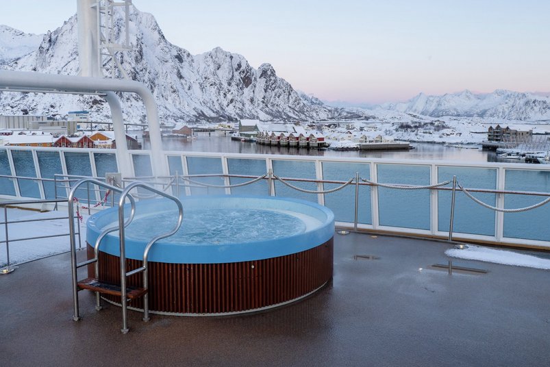 Jacuzzi auf MS Maud