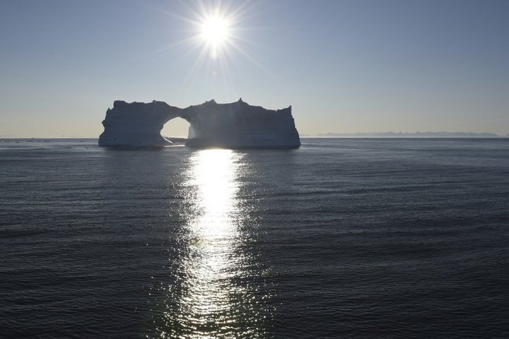 Eislandschaft in Grönland