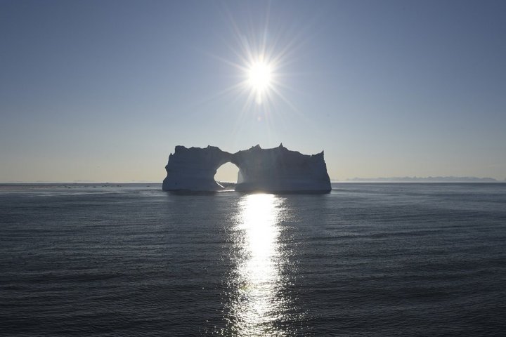 Eislandschaft in Grönland