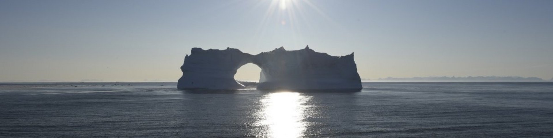 Eislandschaft in Grönland