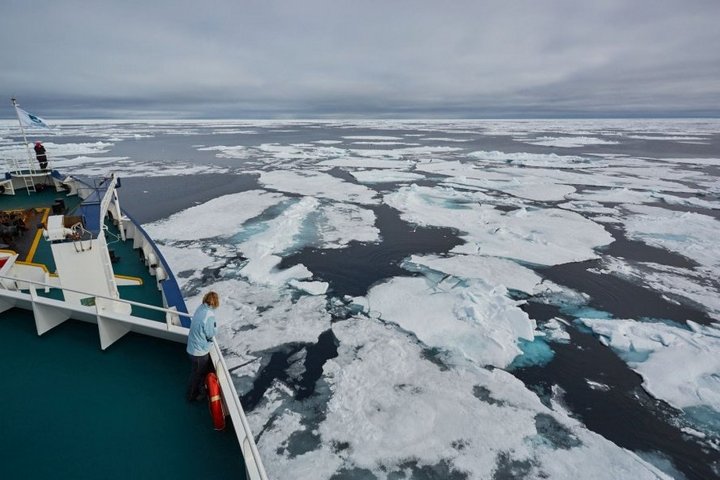 Eisgrenze der Arktis