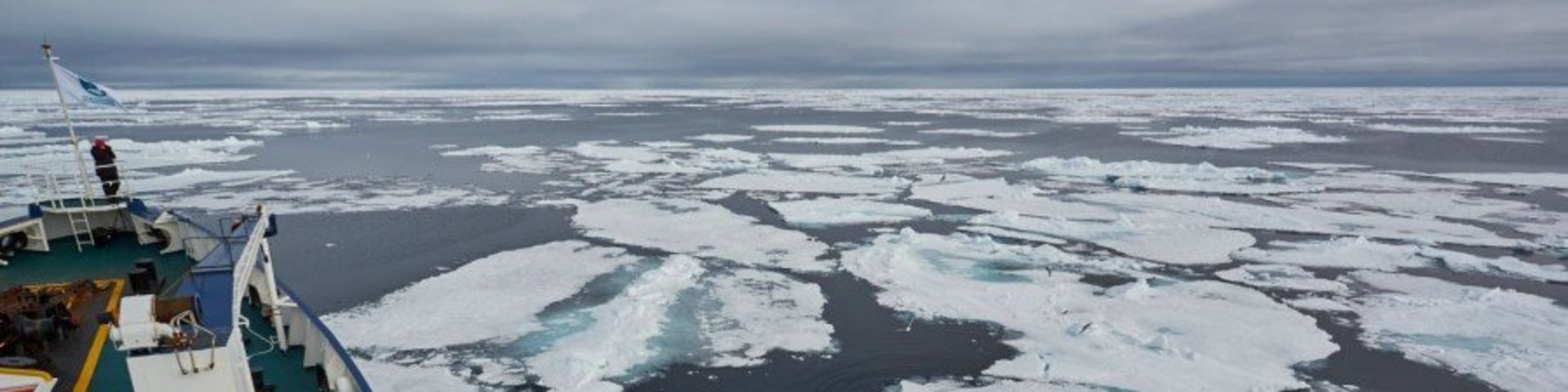 Eiskante nördlich von Spitzbergen