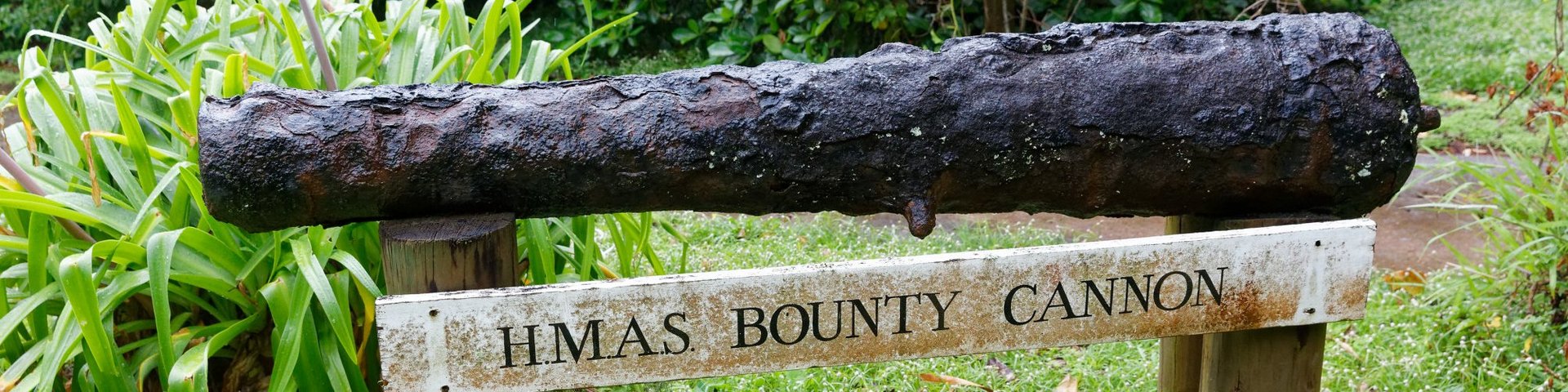 Kanone der HMS Bounty auf Pitcairn 